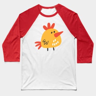 Little Yellow Chicken Baseball T-Shirt